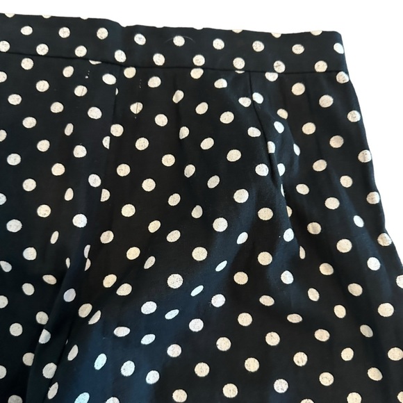 NWOT Compania Fantastică high waist polka dot wide leg pants linen like - Picture 6 of 16